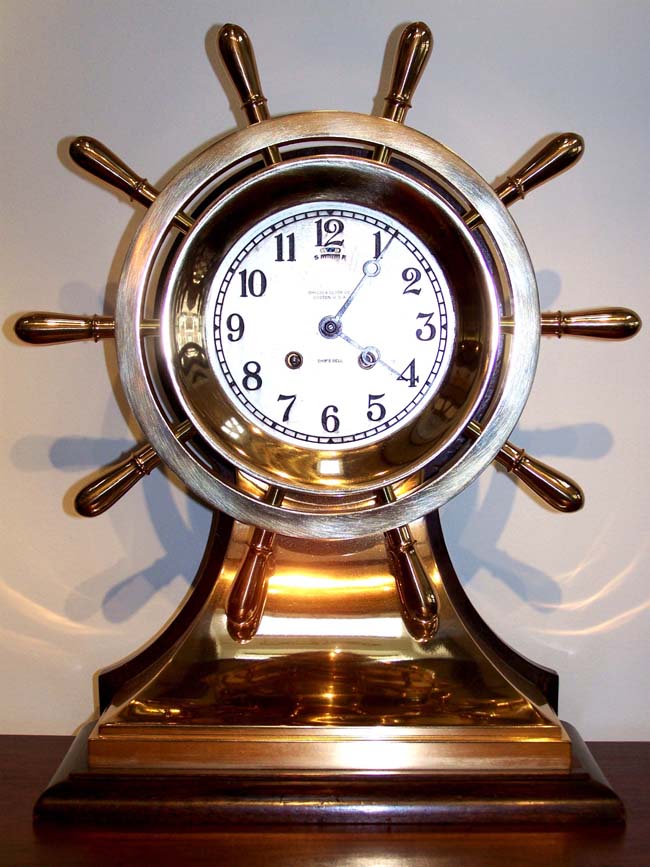 A Large Chelsea 'Mariner's' Model Ships Bell Clock made in 1927 — image 2